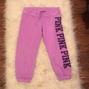VS Pink Sweat Pants Sz S